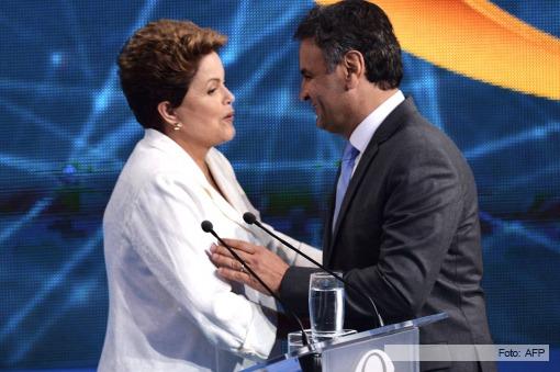 Intenso cruce de acusaciones en el primer debate por el balotaje brasileño