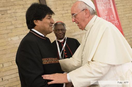 Morales defendió la mediación del Papa Francisco