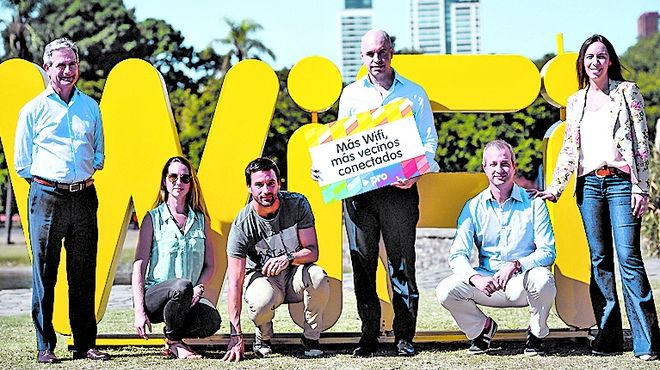 En campaña: Larreta prometió WiFi gratis en la Ciudad