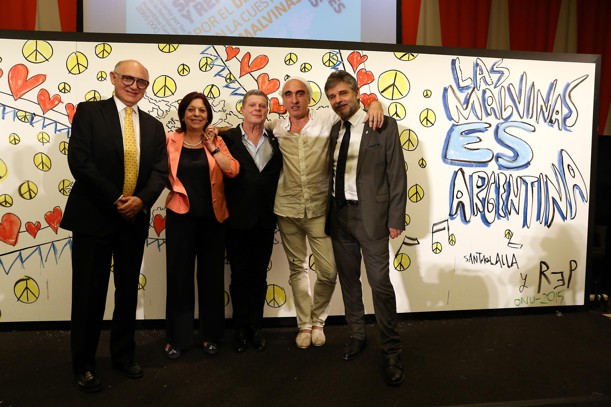 “Las Malvinas es Argentina”: Santaolalla y Rep en la ONU llamaron al diálogo a través del arte