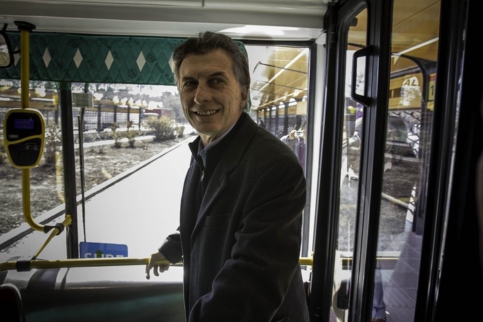 Luego de la polémica y con demoras Macri inauguró el Metrobus Norte