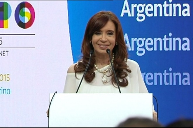 Cristina inauguró el stand argentino en la Expo Milán en el cierre de su visita a Italia