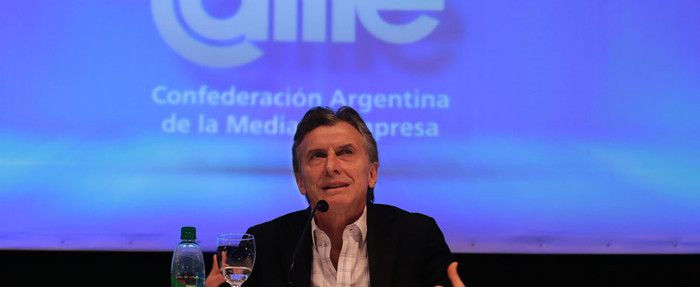 Según Macri, su única definición nueva fue “la de Aerolíneas Argentinas”