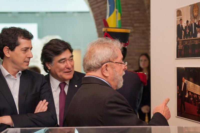 Lula recorrió el Museo del Bicentenario tras reunirse con Cristina