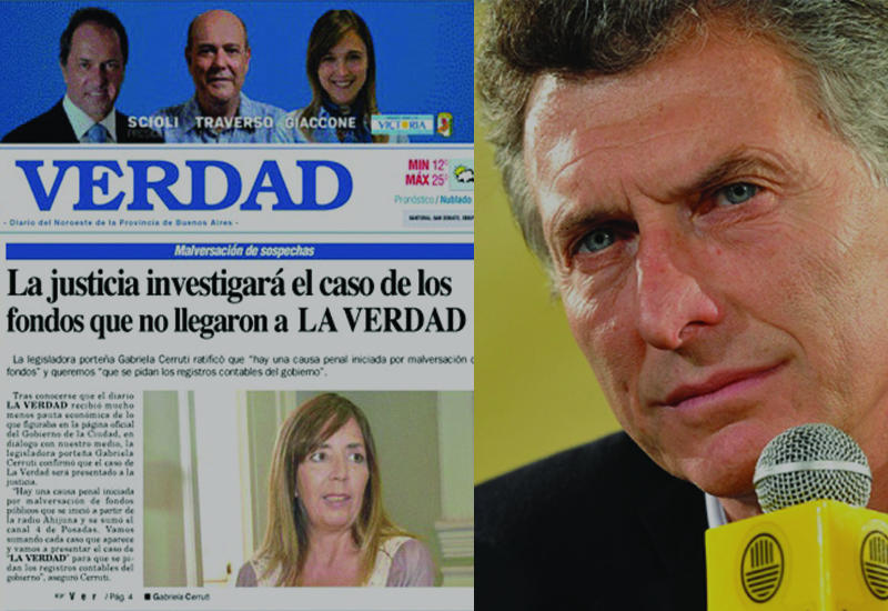 Diario de Junín denunció a Macri por «presunta estafa»