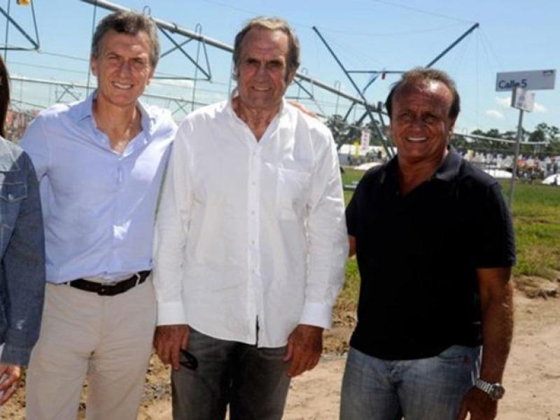 Macri en campaña con Reutemann y Del Sel