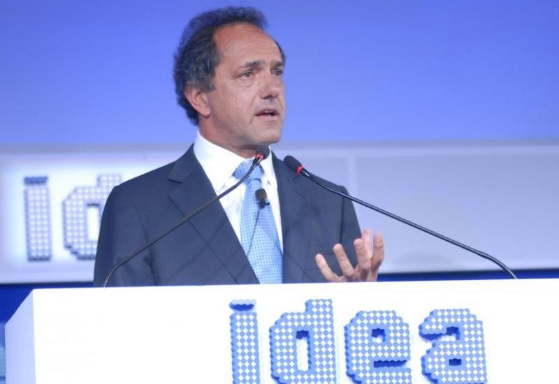 Scioli anunció a Julián Domínguez como su eventual ministro de Industria