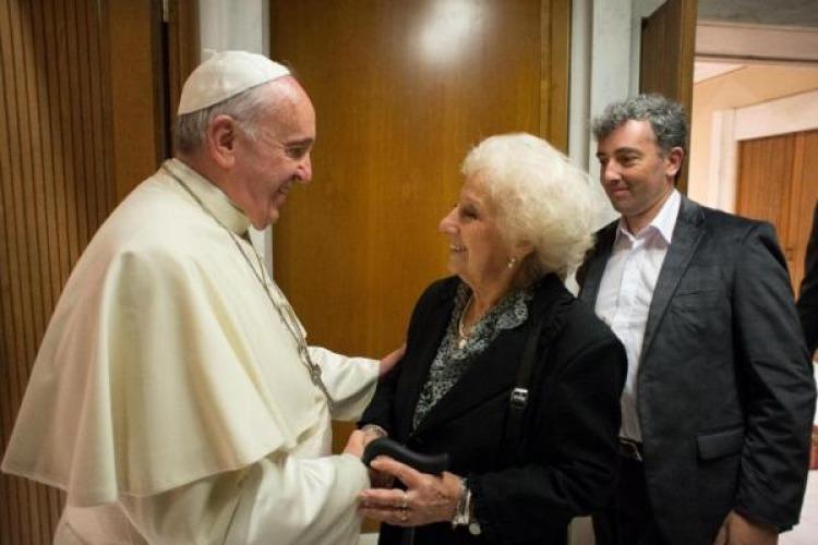 Estela de Carlotto: «El Papa está muy preocupado por Argentina»