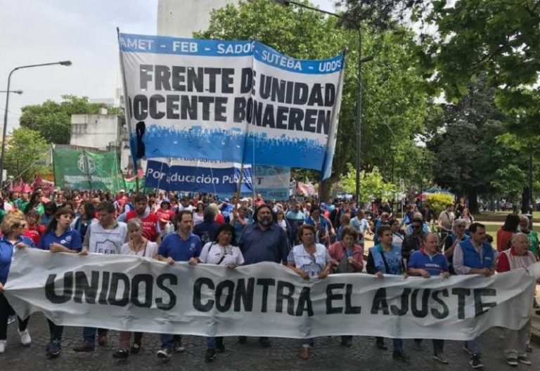 Los docentes preparan una nueva huelga en la provincia de Buenos Aires