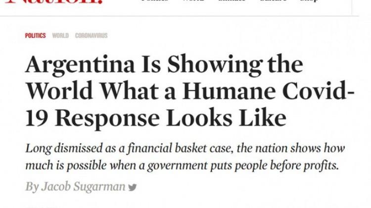 El semanario The Nation destacó «la respuesta ejemplar» de Argentina al coronavirus