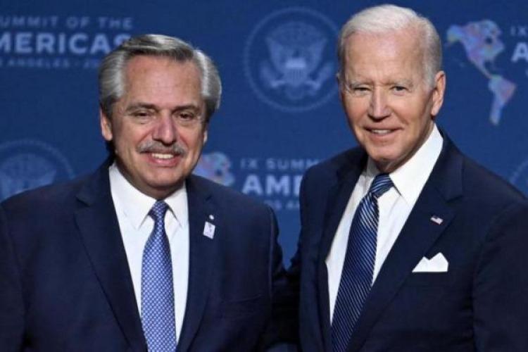 Joe Biden recibe a Alberto Fernández en la Casa Blanca
