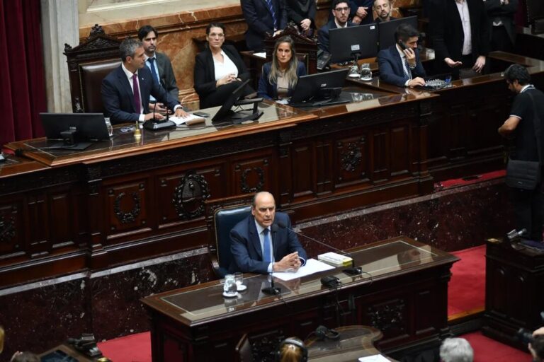 Francos presentó su primer informe de gestión ante la Cámara de Diputados