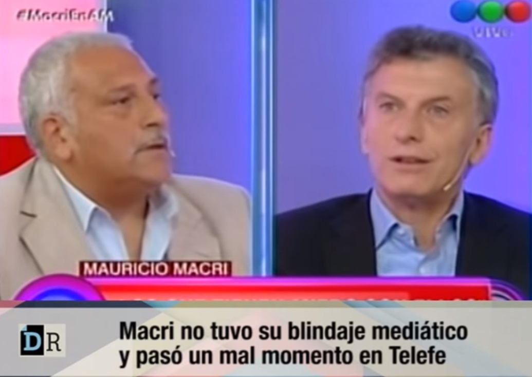 El mal momento de Macri al responder sobre su procesamiento en Telefé